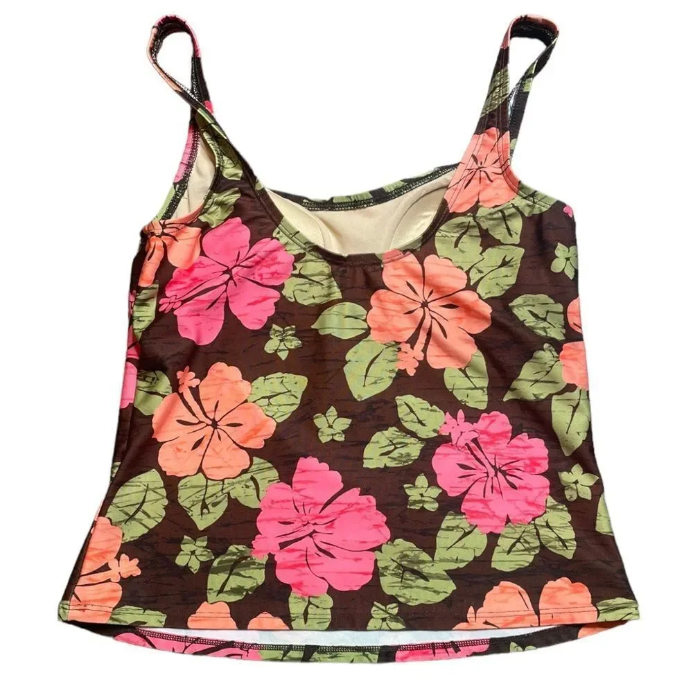 Catalina Floral Swimsuit Top size Small